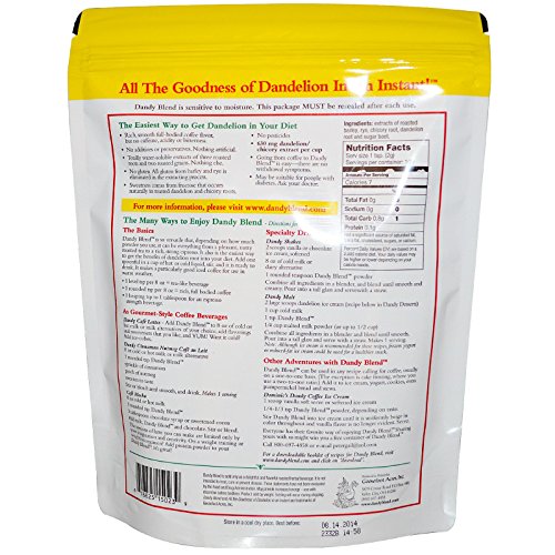 Dandy Blend, 2 Pack Instant Herbal Beverage With Dandelion, Ca