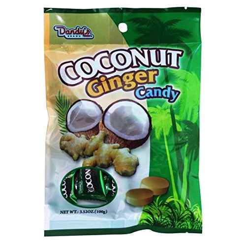 Dandys Coconut Ginger Hard Candy, Set Of 43.52 Oz