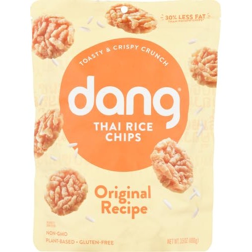 Dang Sticky Rice Chips, Original Flavor, 3.5 oz (1 Count), Gluten Free Rice Crisps