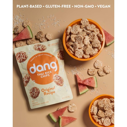 Dang Thai Rice Chips Original, 3.5 oz