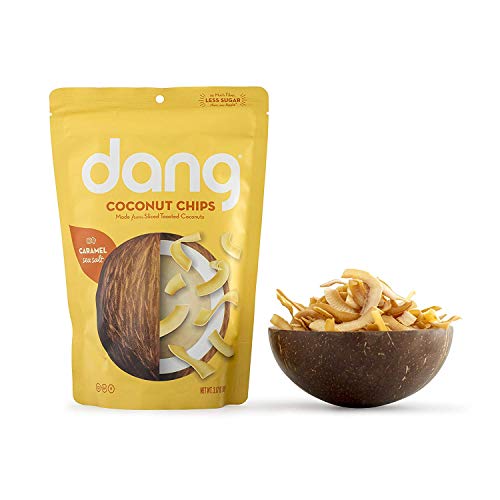 Dang Toasted Coconut Chips | Caramel Sea Salt | 4 Pack | Vegan,