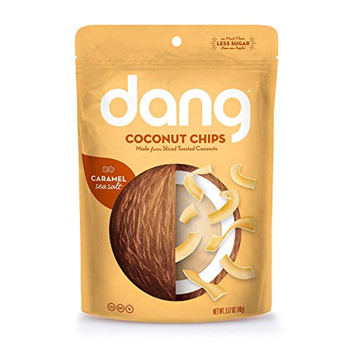 Dang Toasted Coconut Chips | Caramel Sea Salt | 4 Pack | Vegan,