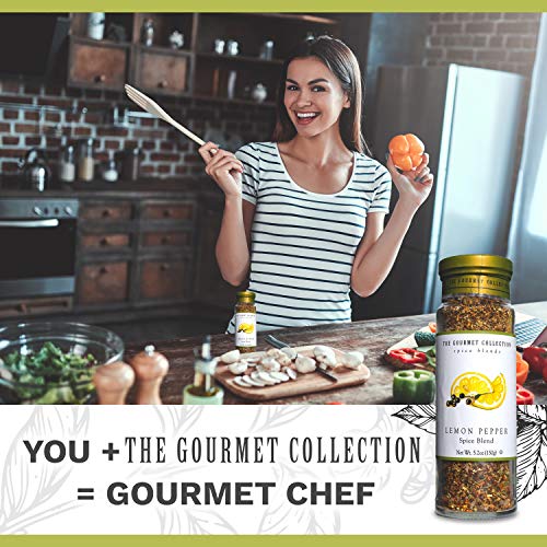 The Gourmet Collection Seasoning Blends Lemon Pepper Spice Blend...