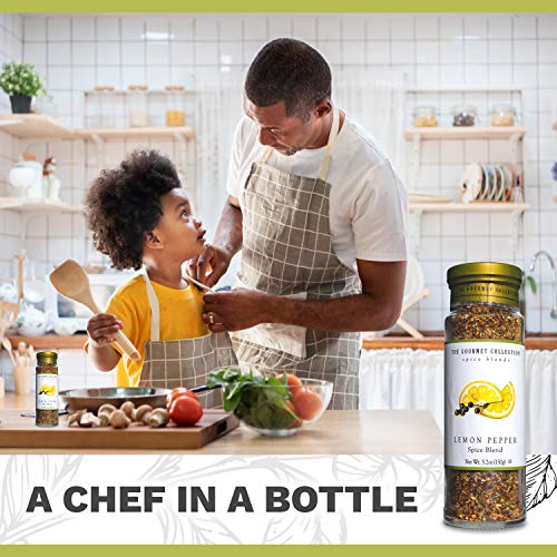 The Gourmet Collection Seasoning Blends Lemon Pepper Spice Blend...