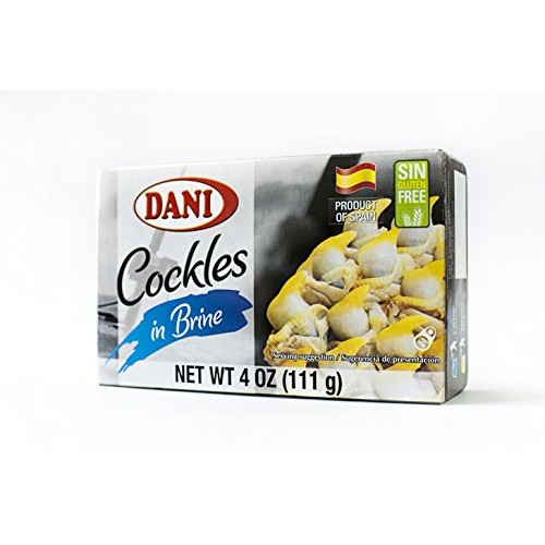 Dani Cockles In Brine Berberechos 40-50 Count Canned 4 Oz