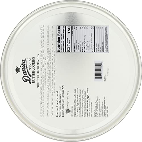 Danisa, Butter Cookies Tin, 16 Ounce Danisa, Butter Cookies Tin, 16 Ounce