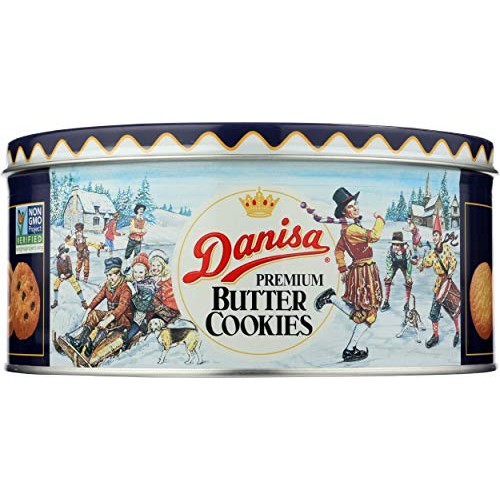 Danisa, Butter Cookies Tin, 16 Ounce Danisa, Butter Cookies Tin, 16 Ounce