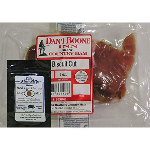 Country Ham 3oz Biscuit Cut and Seasoning Ham with Red Eye