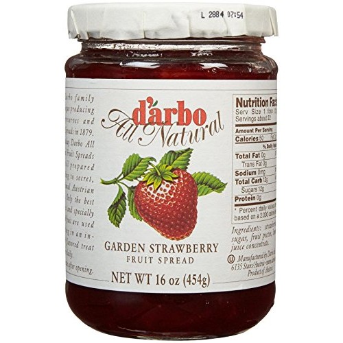 Darbo Strawberry Fruit Spread, 16 Oz