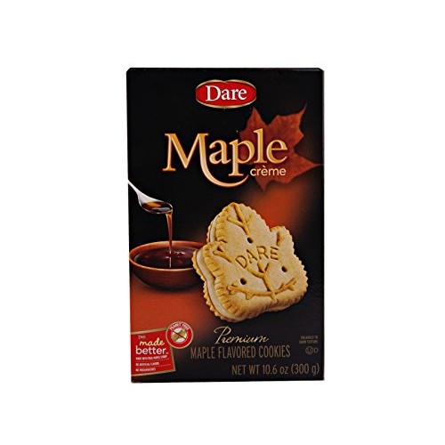 Dare Foods Maple Leaf Creme Cookies 3 /10.2 Ounce Boxes Dare Foods Maple Leaf Creme Cookies 3 /10.2 Ounce Boxes