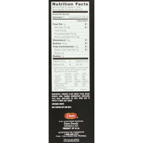 Dare Original Water Crackers – Healthy Entertaining Snacks With