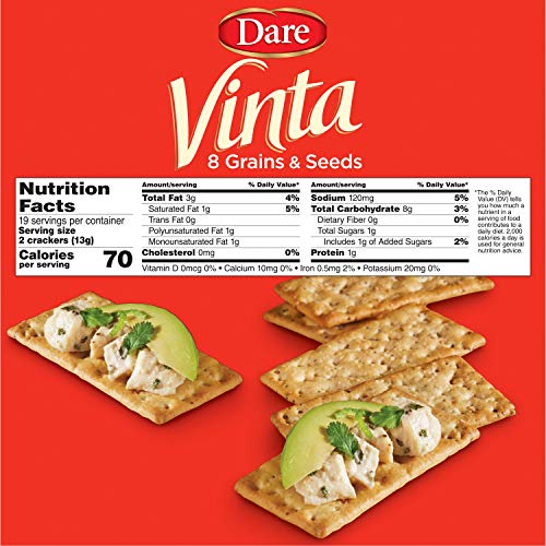 Vinta Crackers, Original – Delicious Bold Taste Of 8 Grains And