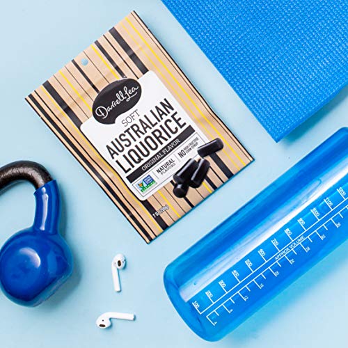 Soft Australian Black Licorice 8-Pack - Darrell Lea 8 7Oz Ba