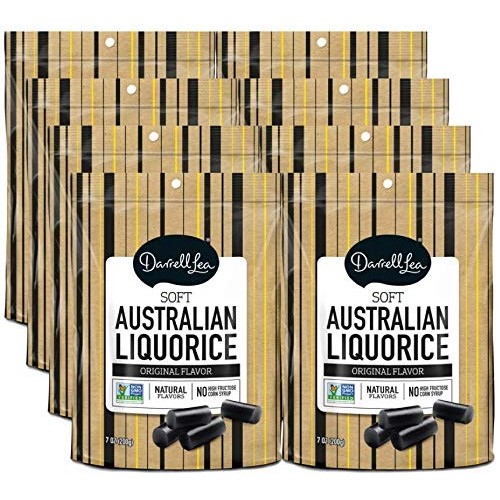 Soft Australian Black Licorice 8-Pack - Darrell Lea 8 7Oz Ba