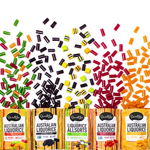 Soft Australian Mixed Fruit Licorice - Darrell Lea 7Oz Bag - Non