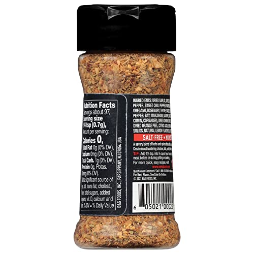 Dash Salt-Free Grilling Blends, Chicken, 2.4 Ounce Pack of 8