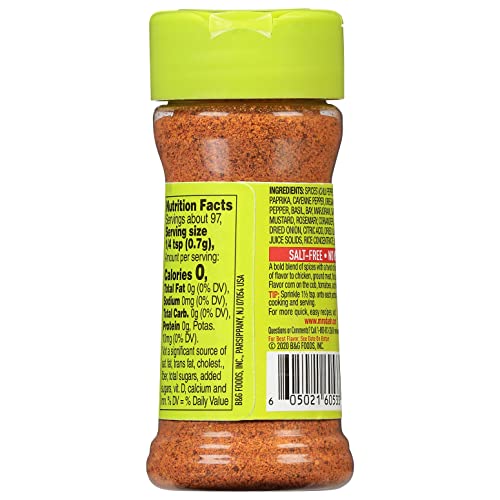Dash Salt-Free Seasoning Blend, Fiesta Lime, 2.4 Ounce Pack of 8