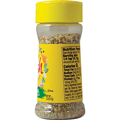 Dash Salt-Free Seasoning Blend, Original, 2.5 Ounce Pack of 8