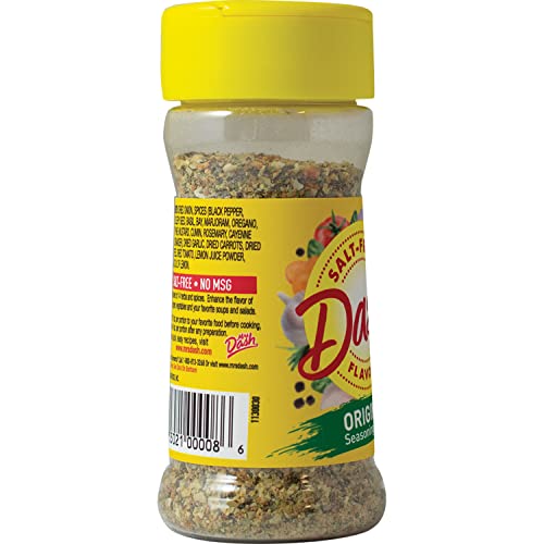 Dash Salt-Free Seasoning Blend, Original, 2.5 Ounce Pack of 8