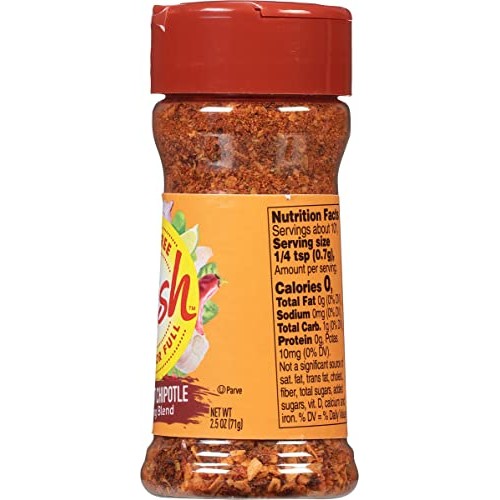 Dash Salt-Free Seasoning Blend, Southwest Chipotle, 2.5 Ounce P...