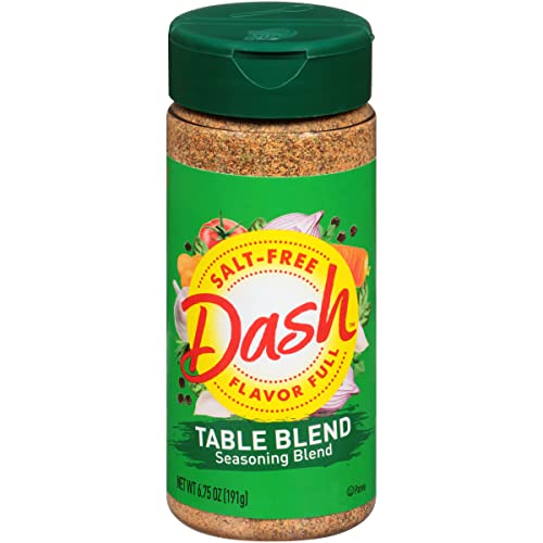 Dash Salt-Free Seasoning Blend, Table Blend, 6.75 Ounce Pack of 6