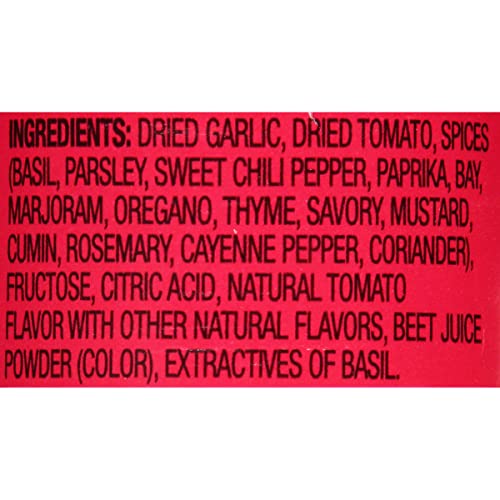 Dash Salt-Free Seasoning Blend, Tomato, Basil and Garlic, 2 Ounc...