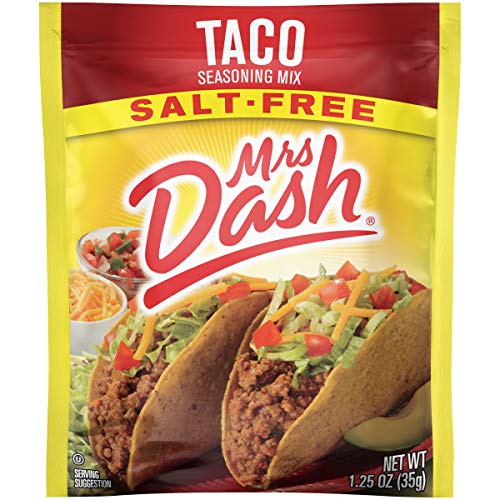 Mrs. Dash Seasoning Mix, Taco, 1.25 Ounce Pack Of 12