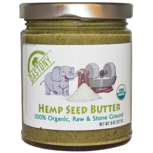 Dastony 100% Organic Hemp Seed Butter, 8 Oz 227 G