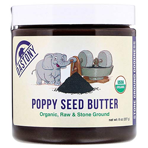 Dastony Organic Poppy Seed Butter 8 Oz 227 G