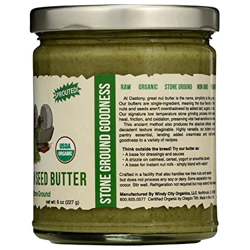 DASTONY Organic Sprouted Pumpkin Seed Butter, 8 OZ