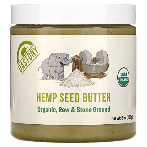 Organic Hemp Seed Butter, 8 oz 227 g, Dastony