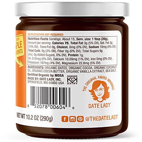 Chocolate Spread New Bpa-Free Plastic Jar 1 - Vegan, Nut-Free,