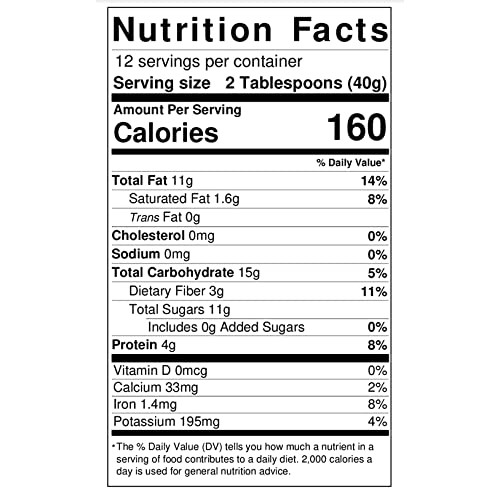 Datehini Organic Tahini and Medjool Date Spread Original, 12 Oz...