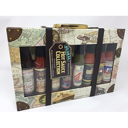 Datl Do It Global Collection Hot Sauce Gift Set 8-Bottle Varie