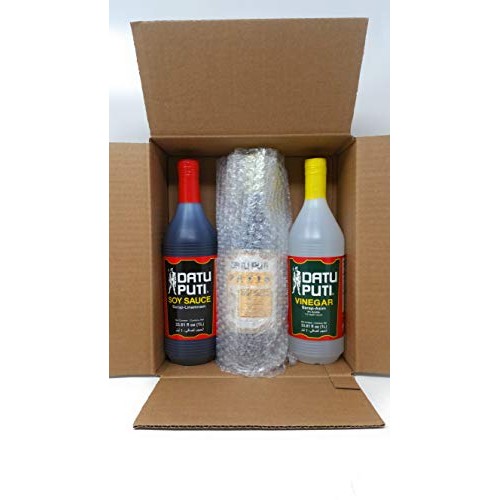 Datu Puti Vinegar, Soy Sauce, &Amp; Fish Sauce Patis Value Pack