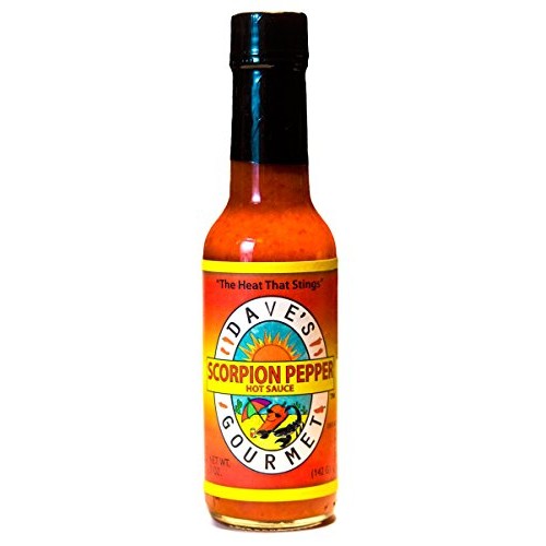 Daves Gourmet Insanity Super Hot Sauce Wooden Crate Gift Set 4