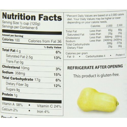 Daves Gourmet Pasta Sauce, Butternut Squash, 25.5 Oz