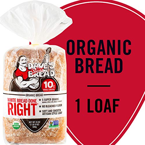 Dave’S Killer Bread Organic White Bread Done Right - 24 Oz Loaf