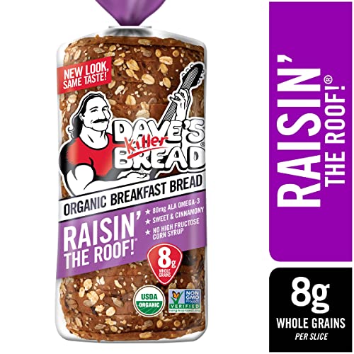 Daves Killer Bread Organic Cinnamon Raisin Bread - 18 oz Loaf