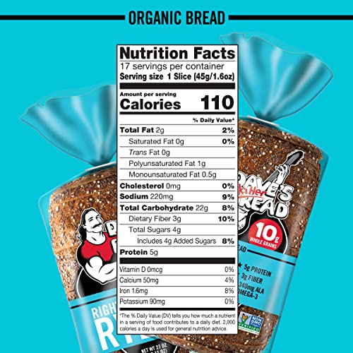 Daves Killer Bread Organic Righteous Rye Bread, 27 OZ