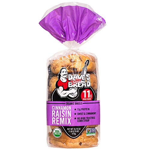Daves Killer Bread Cinnamon Raisin Remix Organic Bagels, 16.75 Oz