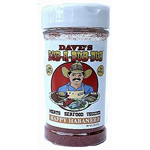 Daves Rub A Dub Dub Happy Habanero Pepper Seasoning Spice Dry R