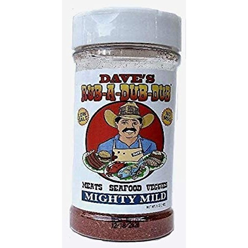 Daves Rub A Dub Dub Mighty Mild Bbq Dry Rub Seasoning Low Sodiu