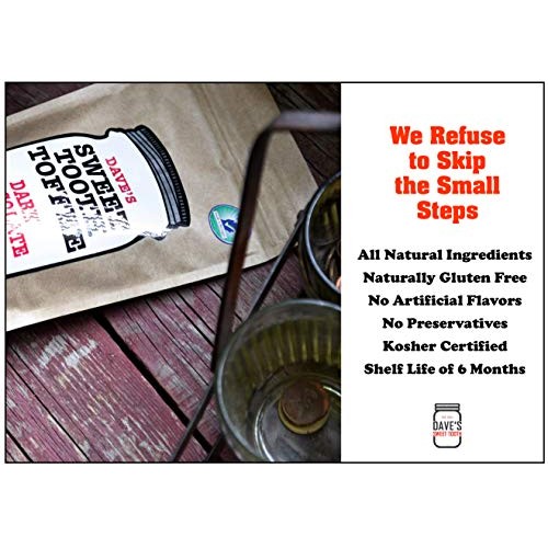 Daves Sweet Tooth Toffee, Dark Chocolate Cherry Flavor with Rea...