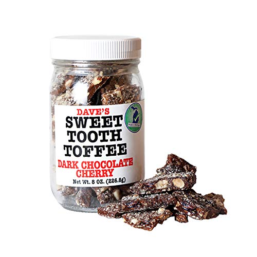 Daves Sweet Tooth Toffee, Dark Chocolate Cherry Flavor with Rea...