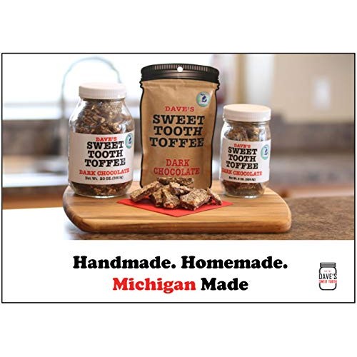 Daves Sweet Tooth Toffee, Dark Chocolate Flavor With Real Butte