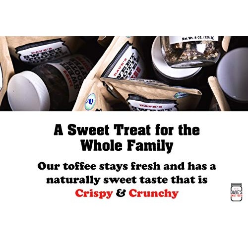 Daves Sweet Tooth Toffee, Peanut Butter Crunch Flavor With Real