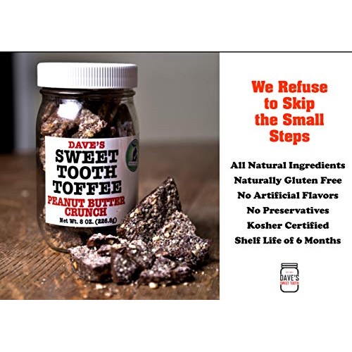 Daves Sweet Tooth Toffee - Peanut Butter Crunch Toffee Gift Set