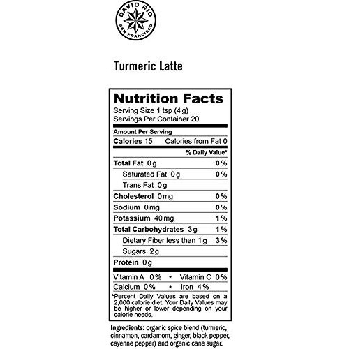 David Rio Chai Mix, Turmeric, 2.8 Ounce Pack Of 1
