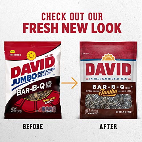 David Roasted And Salted Bar-B-Q Jumbo Sunflower Seeds, Keto Fri